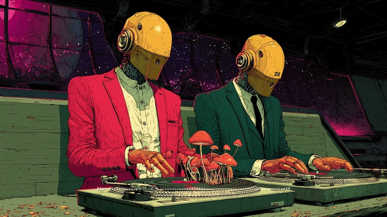 Shroomwave Backgound Grooves 🍄🤖 | Chillwave, Synthwave, Retro Funk, Disco, House Playlist