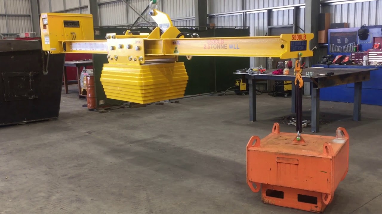 2.5t WLL Underhung Counterweight Beam