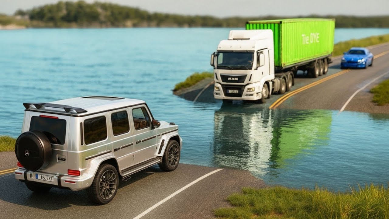 Cars vs Deep Water Challenge #2 in BeamNG Drive