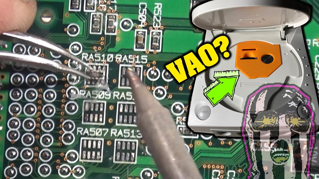 GDEMU в Dreamcast VA0? Новый мод резистора для безопасной установки GDEMU в консоль VA0 5V.