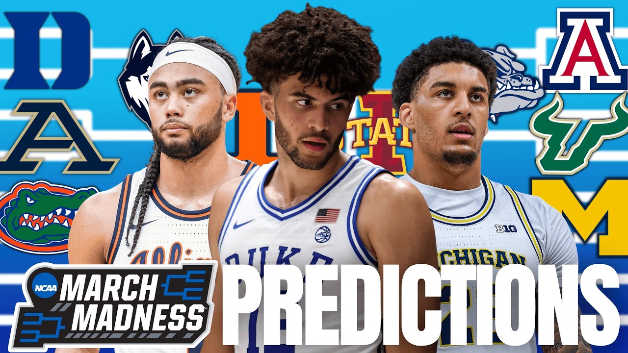 My OFFICIAL 2026 March Madness Bracket Predictions