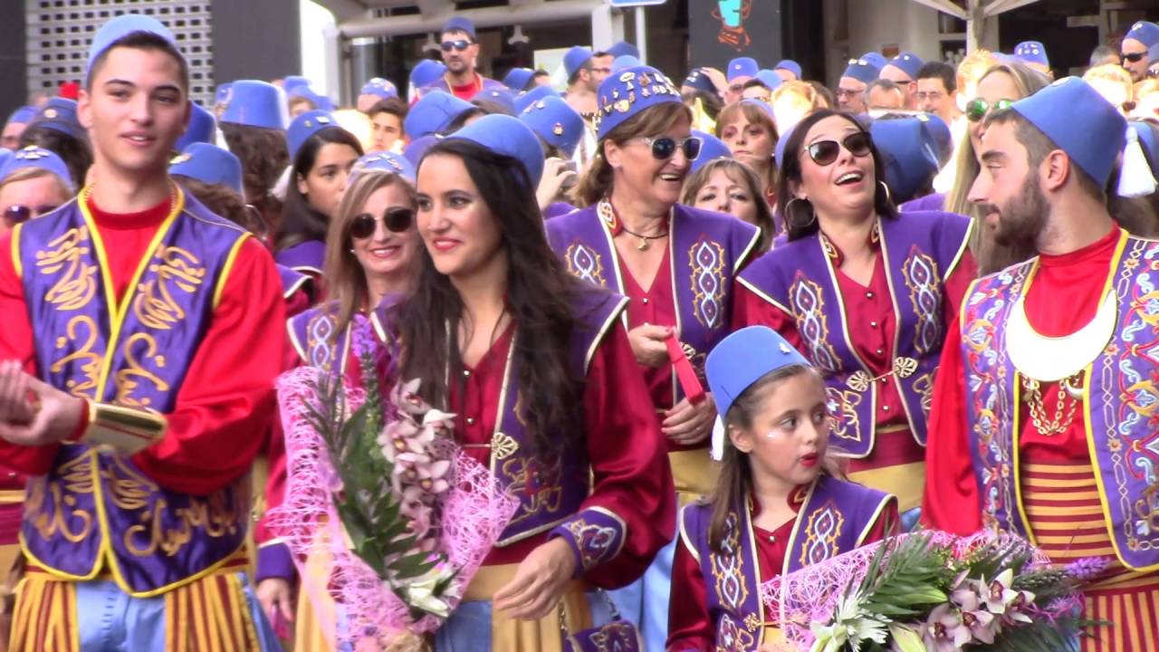 CARGOS 2017 Moros Realistas primer desfile dia 9 septiembre