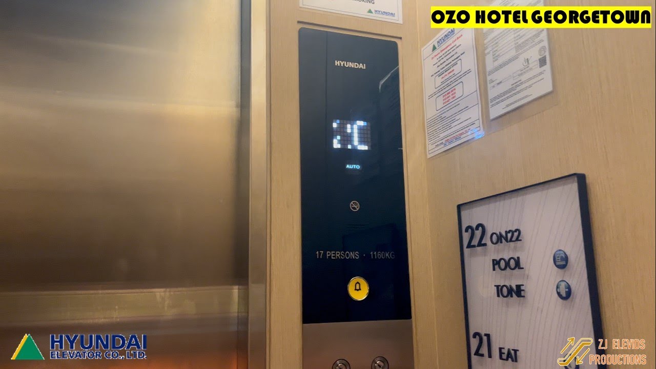 A Hyundai Elevator at OZO Hotel Georgetown, Penang, Malaysia. (Lift 3)