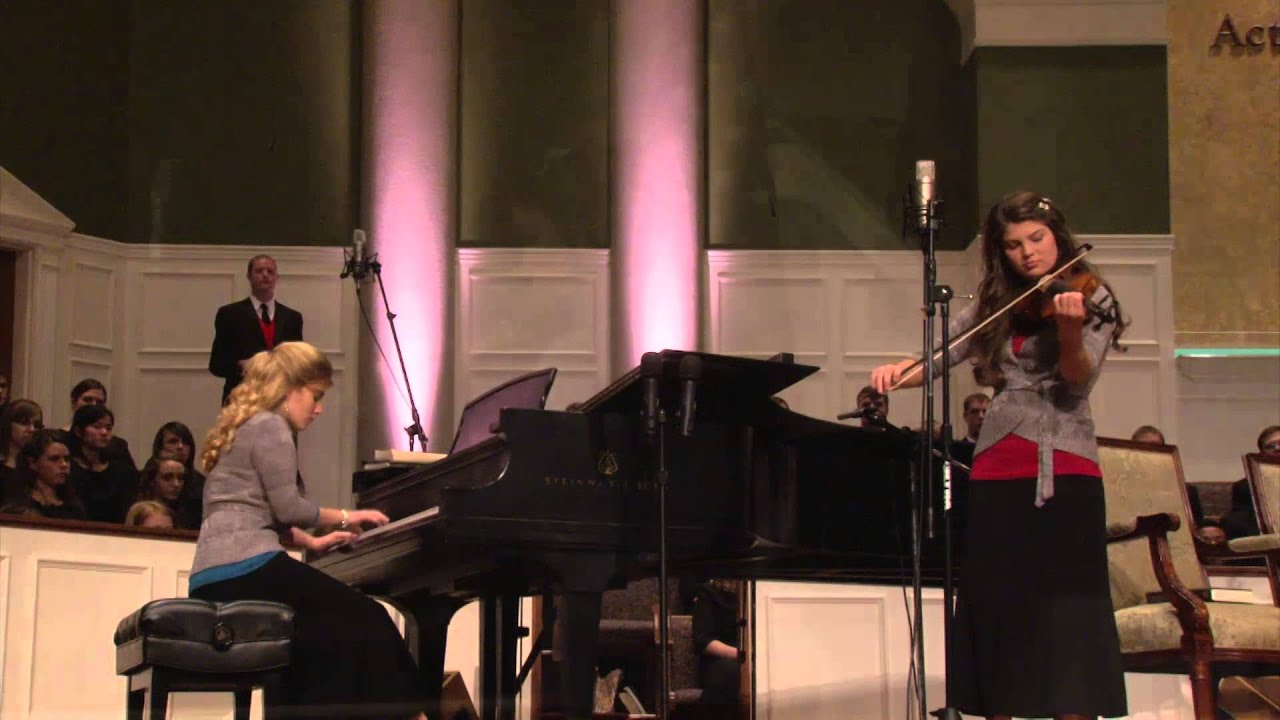 Silent Night given by Tori Bates and Erin Bates