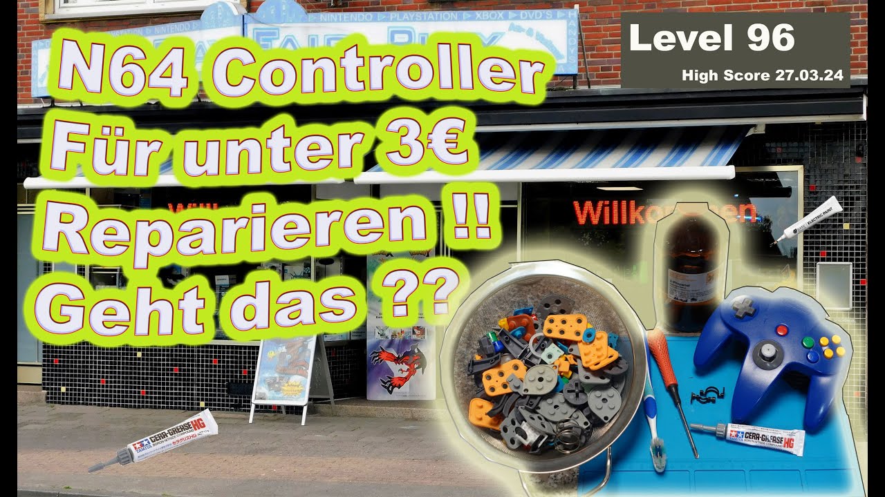 Fair Play Hamm 👌N64 Controller für nur ca.3€ Reparieren👍Retro Games & More