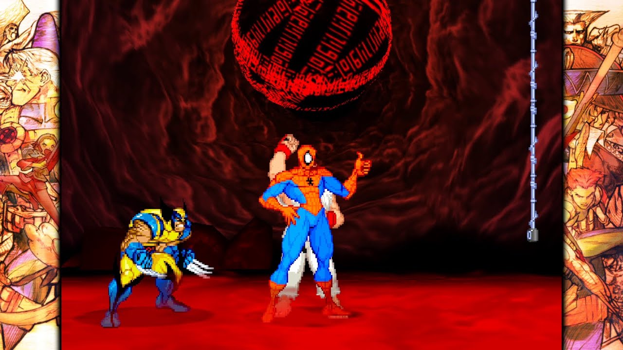 Marvel VS Capcom 2 - Wolverine/Ryu/Spider-Man - 8 Star Difficulty Playthrough
