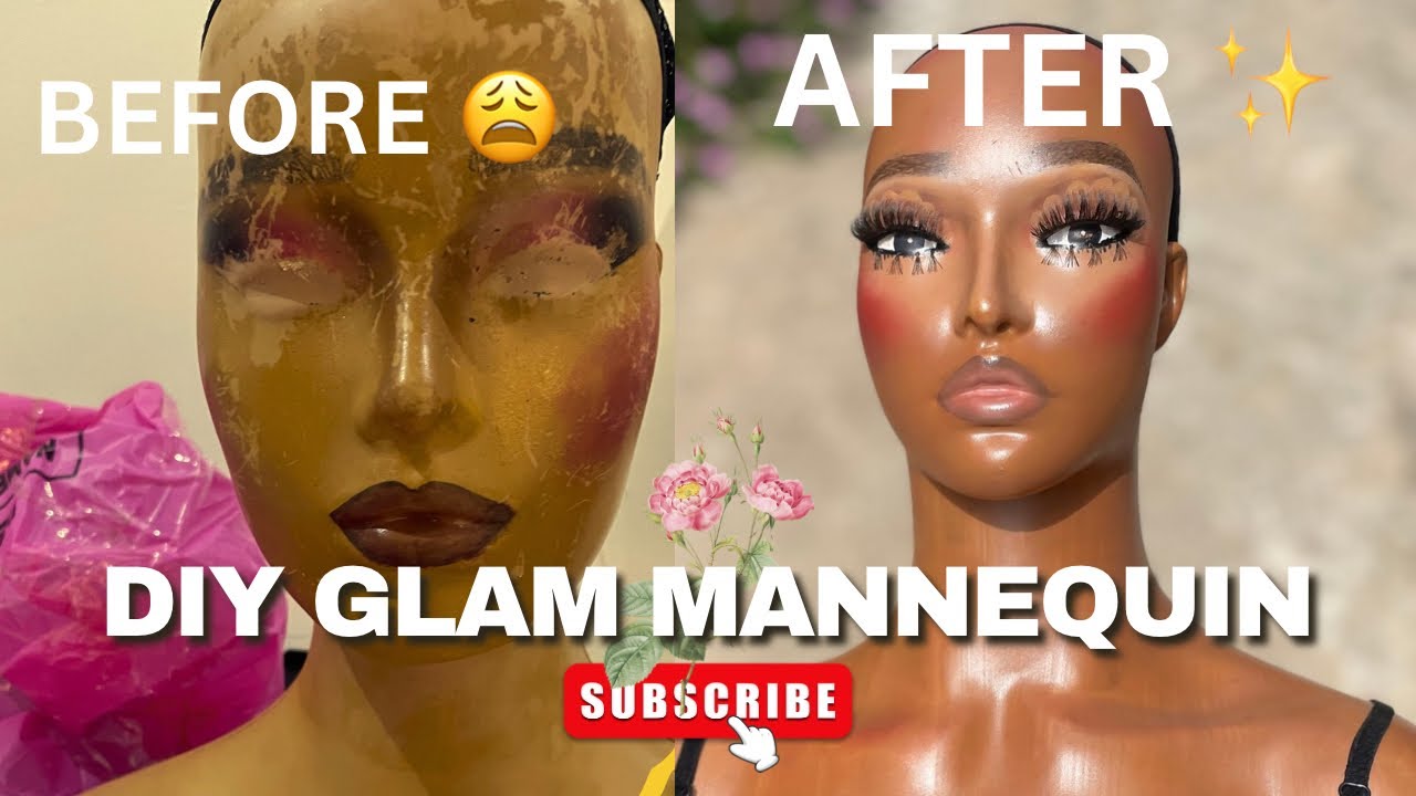 How to Glam a Mannequin Head for Wigs | DIY on a Budget