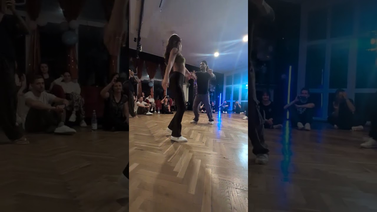 Lydia and mattheus dance to Arabic sounding song in Warsaw Fire & Frost