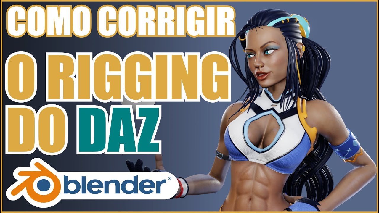 COMO CORRIGIR O RIG DOS PÉS DO PERSONAGEM DO DAZ NO BLENDER