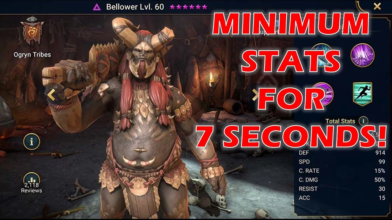 Bellower Guide: Campaign Farming! | Raid Shadow Legends