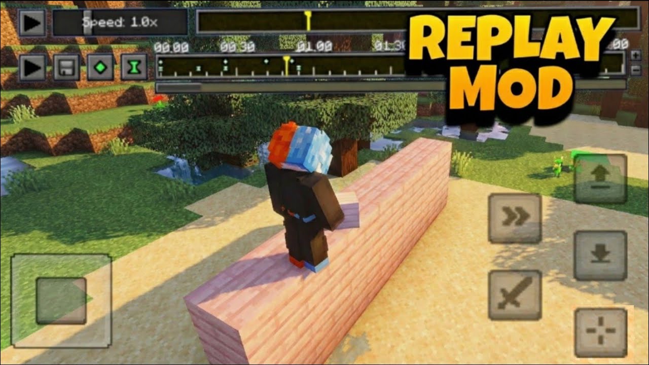 Best🔥Replay Mod For Minecraft Pe 1.21+.