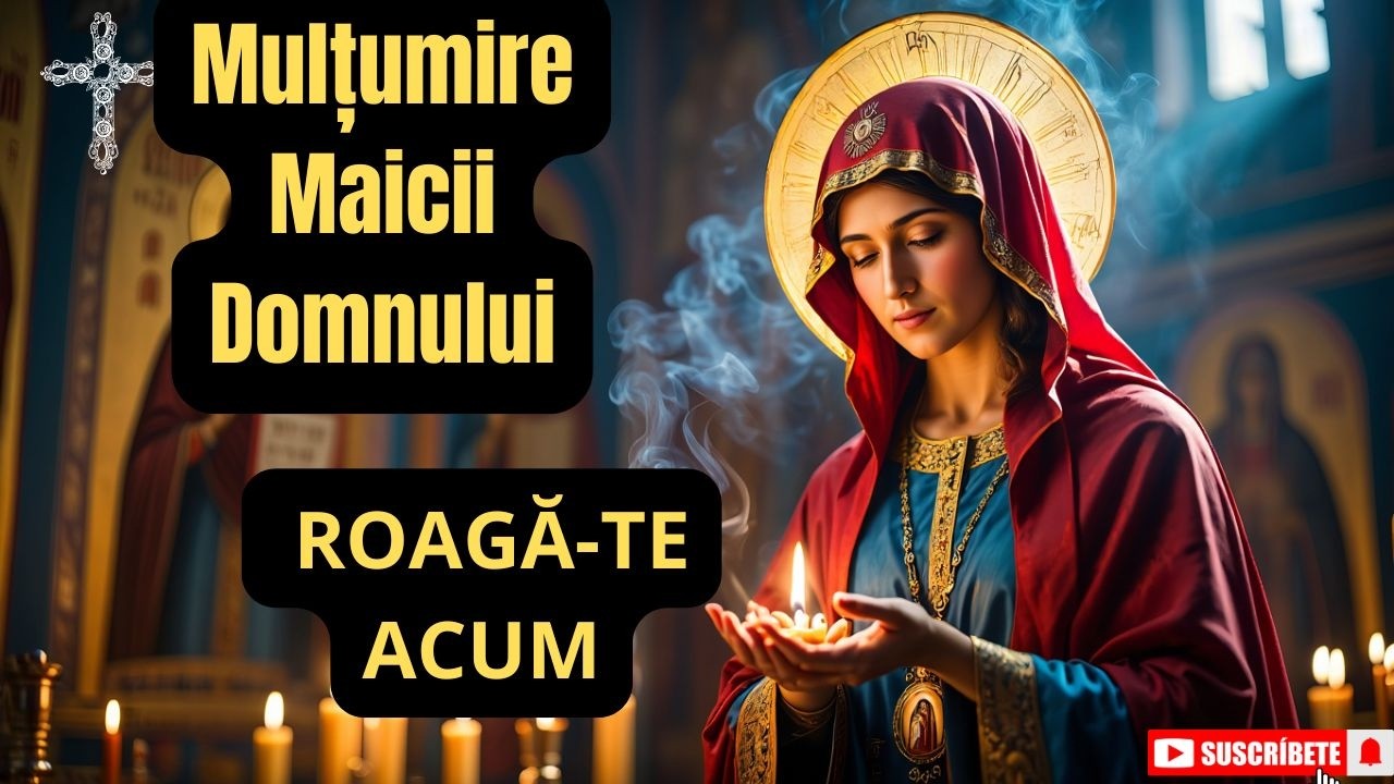 CÂNTARE DE MULȚUMIRE CĂTRE MAICA DOMNULUI