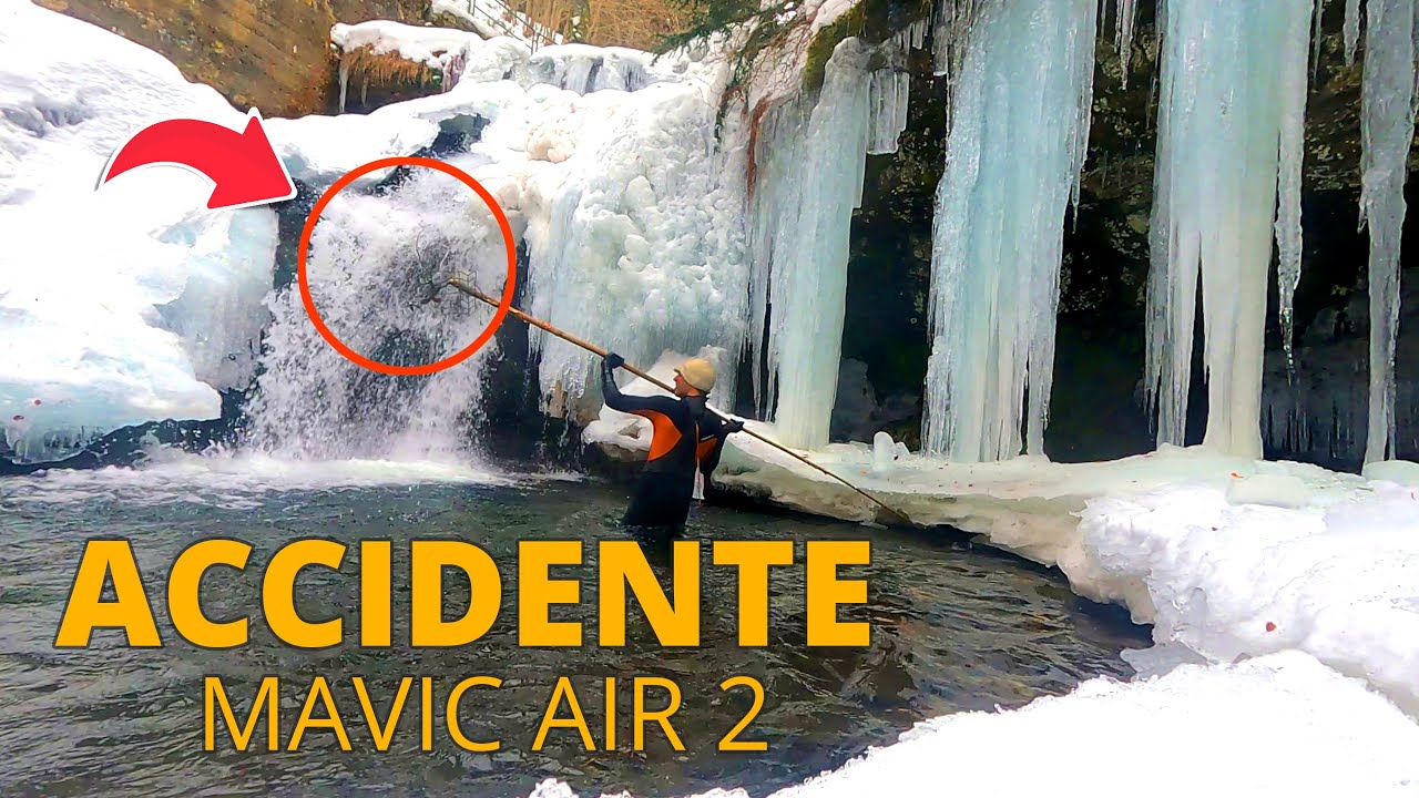 MAVIC AIR 2: 😱 ACCIDENTE Y RESCATE ❄BAJO CEROº❄