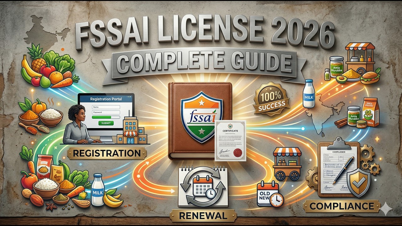 FSSAI License 2026: Complete Guide to Registration, Renewal & Compliance in India