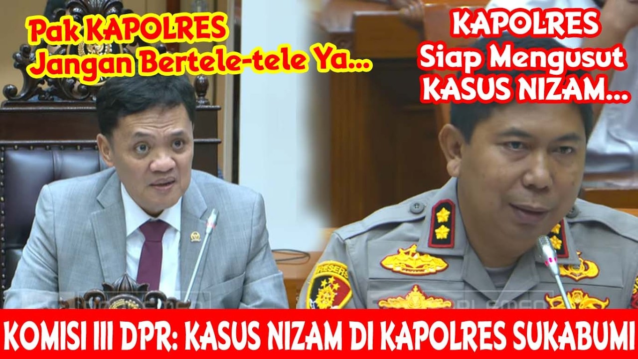 KOMISI III DPR RI || PAK KAPOLRES  HAJAR ITU PARA GANGSTER!