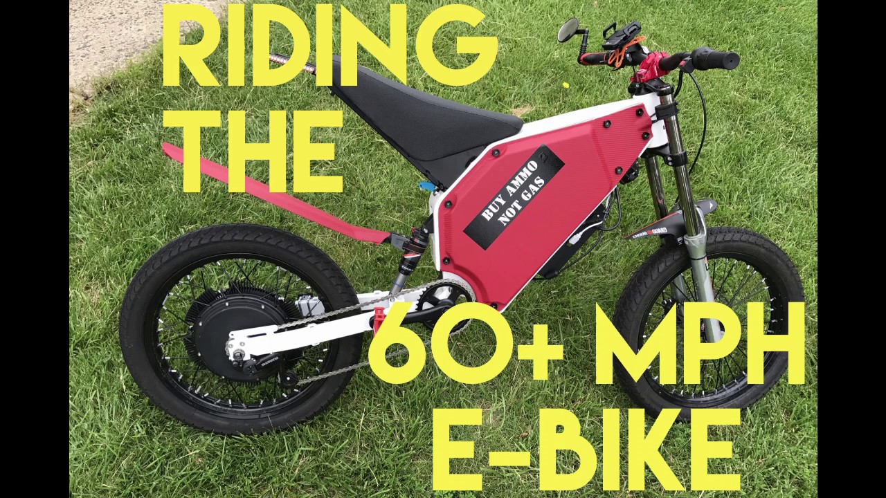 Commute on 60+ MPH E-Bike