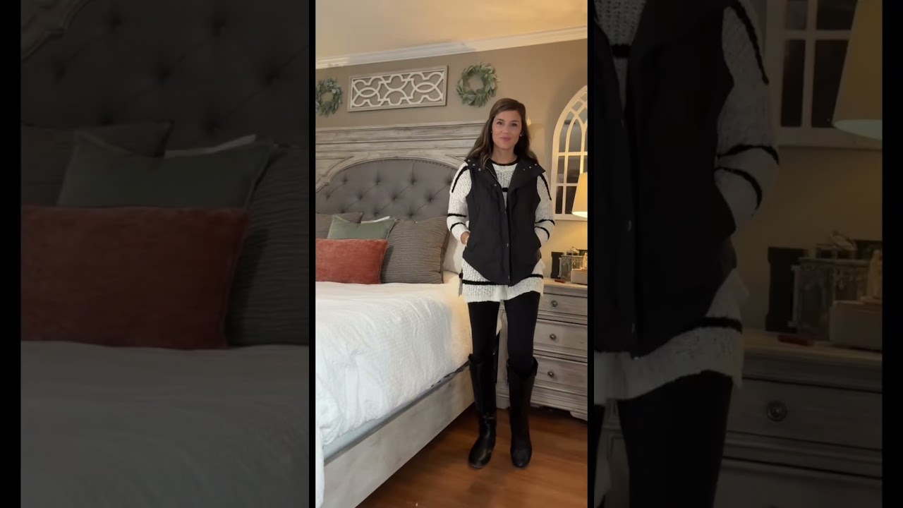 Winter Vest Outfit Ideas | Puffer Vest Styling | Cute Winter Looks