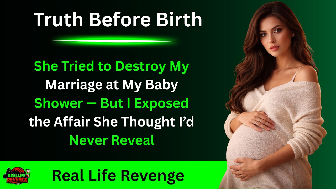 She Tried to Destroy My Marriage at My Baby Shower But I Exposd the Affair She Thought I Never Reval