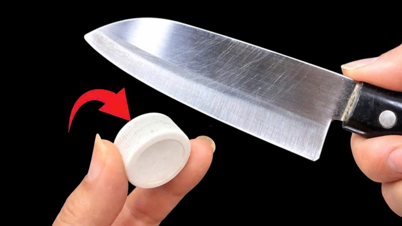 Заточите нож до бритвенного уровня за 1 минуту с помощью этого простого инструмента!