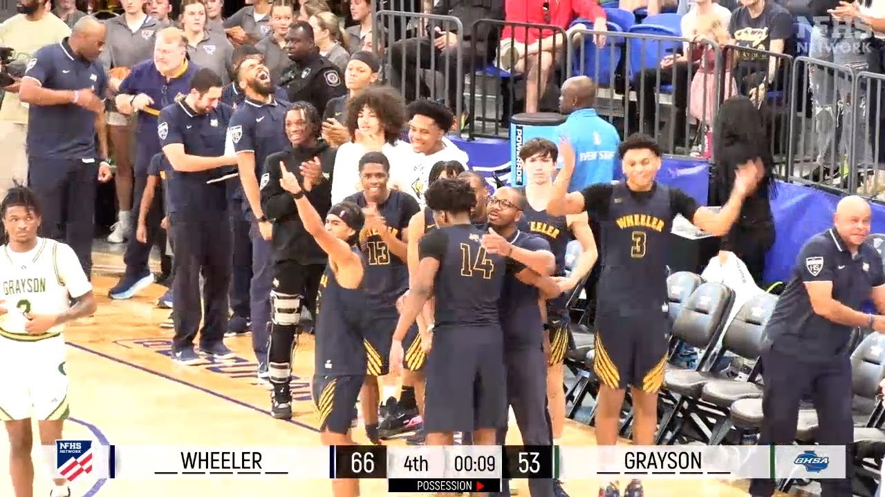 HIGHLIGHTS: No. 11 Wheeler beats No. 10 Grayson to advance to Georgia 7A state championship 🏀