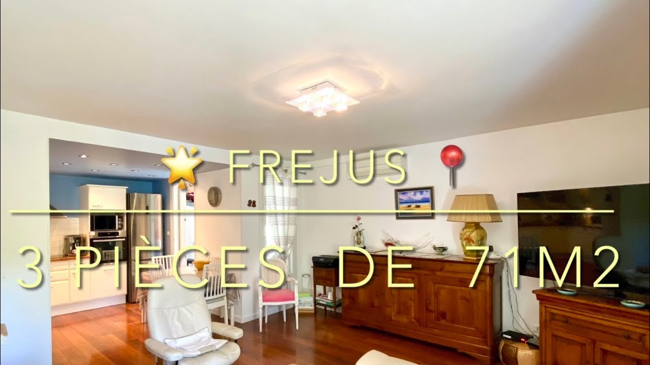 🌟📍FREJUS 📍APPARTEMENT 3 Pièces 71m2