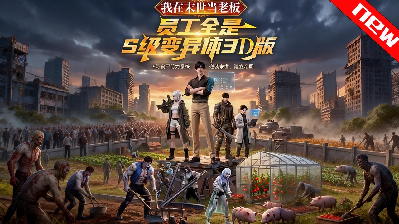 💕💕《我在末世当老板，员工全是S级变异体3D版》废柴觉醒丧尸工厂，S级尸王竟成打工仔，末世逆袭碾压一切！#追光动漫社 #穿越 #動漫