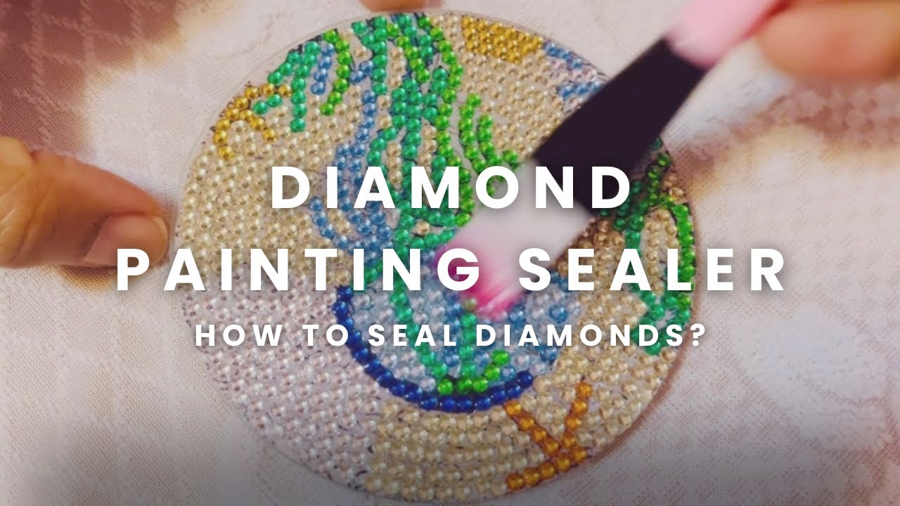 Diamond Art Painting Sealer | How to seal a diamond art painting 🤔