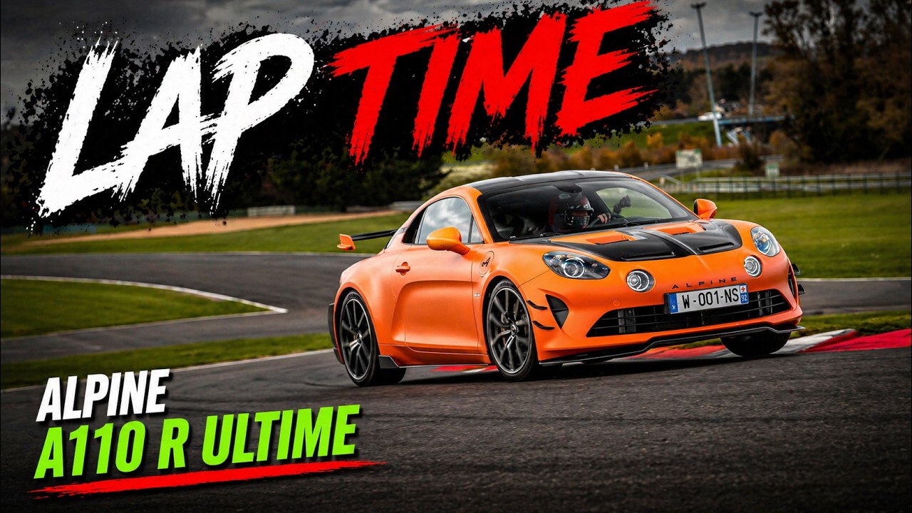 Le chrono de l'Alpine A110 R Ultime