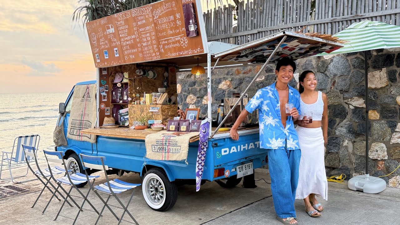 Cafe Vlog Mini Coffee Shop Truck Bar Barista Dream Mobile Kopi Small Business Relax Entrepreneur