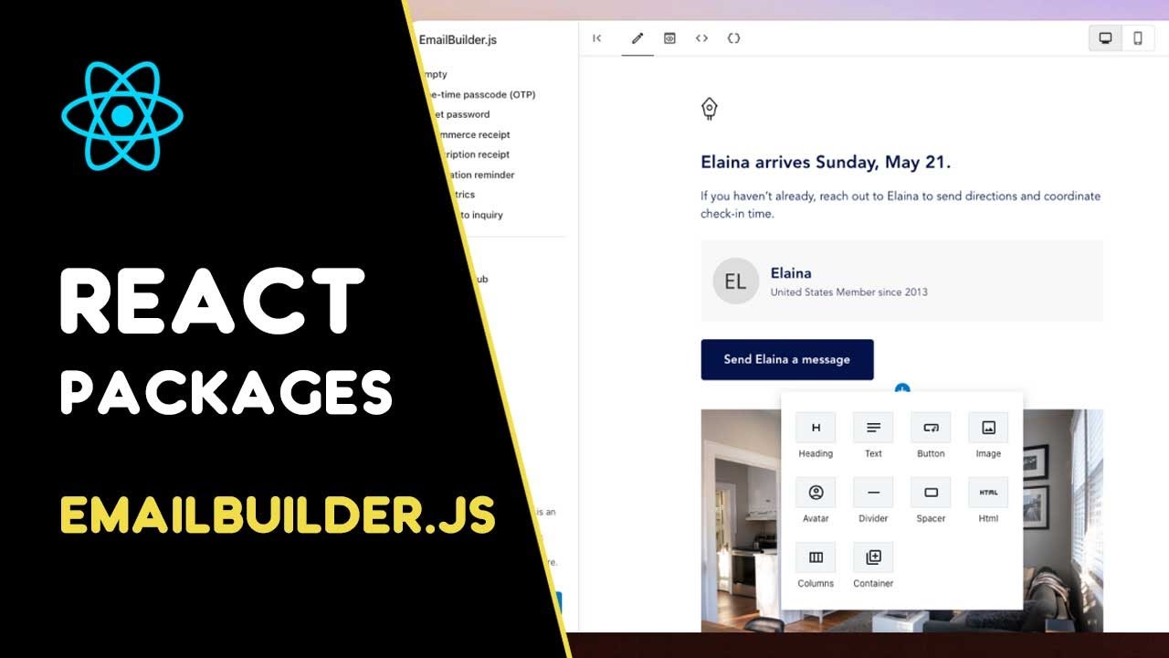 EmailBuilder.js: удобный для разработчиков конструктор шаблонов электронных писем