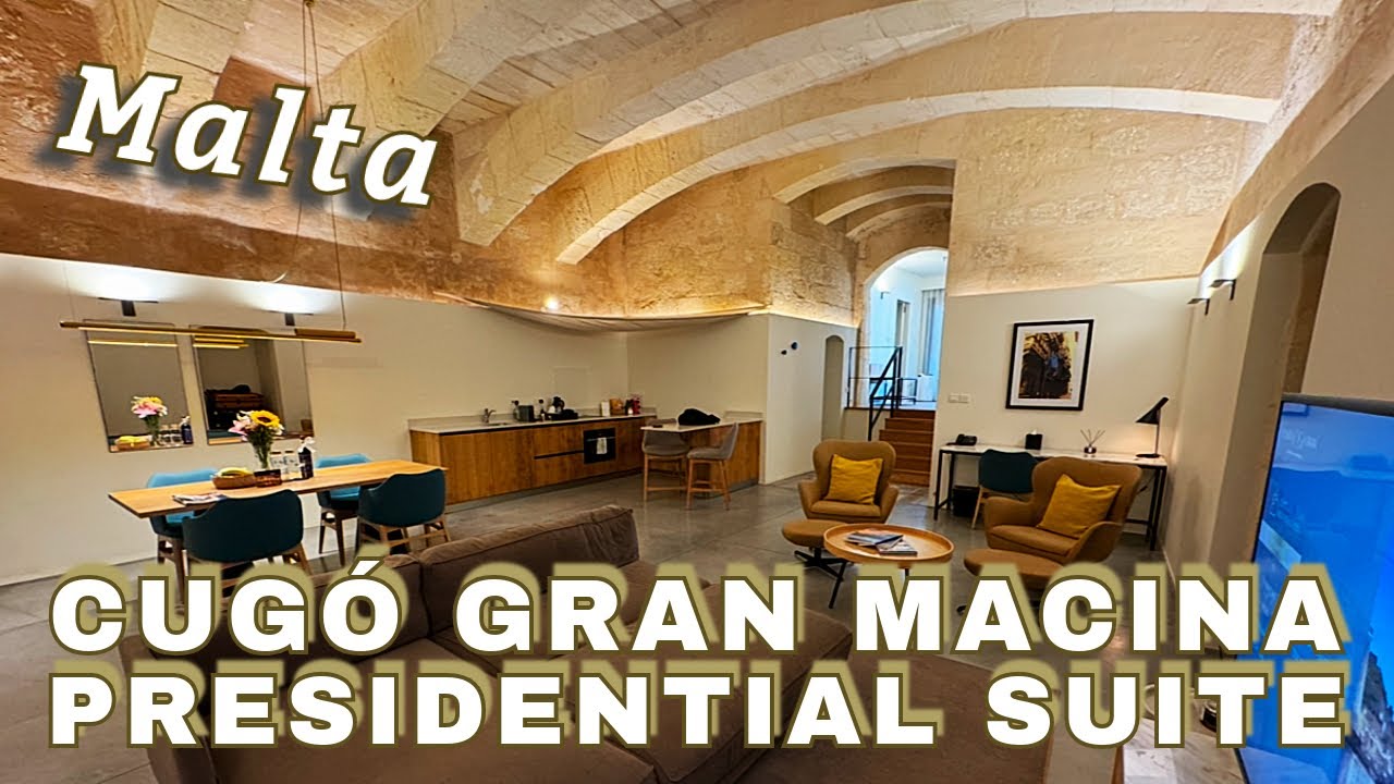 🏨 Cugo Gran Macina Grand Harbour｜Presidential Suite｜Malta｜マルタ島｜몰타