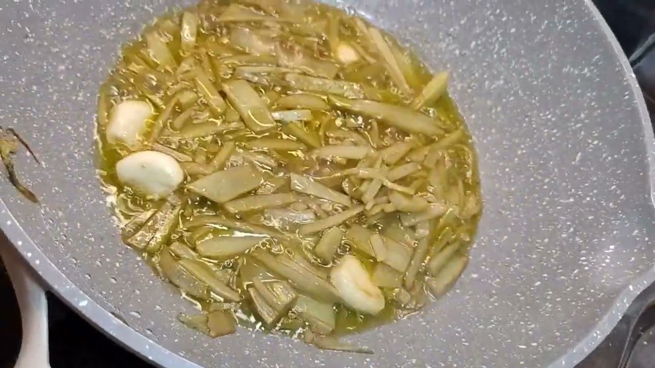 risotto con i gambi di carciofo