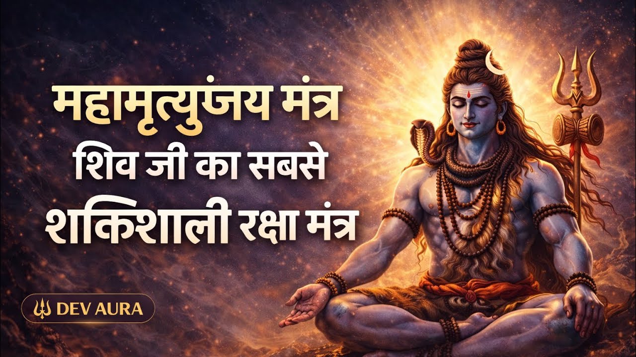 महामृत्युंजय मंत्र 🙏 शिव जी का सबसे शक्तिशाली रक्षा मंत्र | Maha Mrityunjaya Mantra