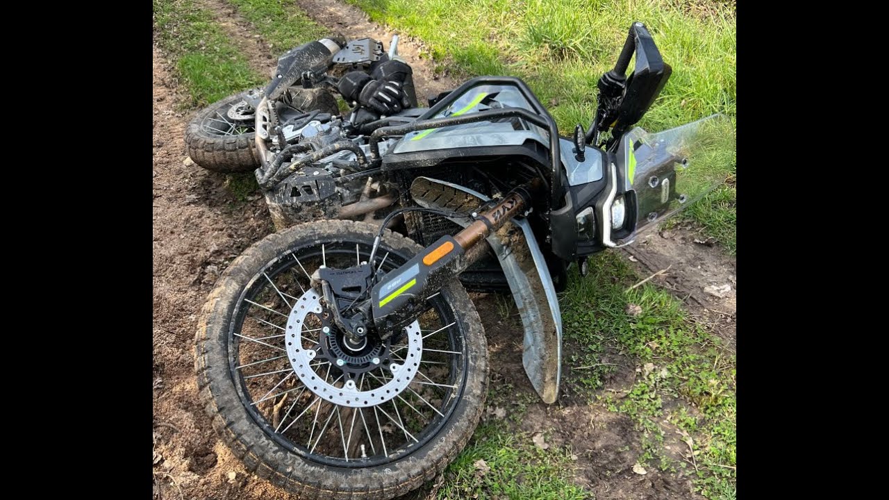 CF MOTO 450 MT sur le TET section 17
