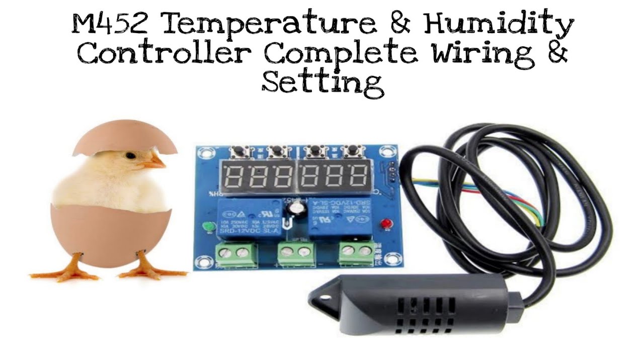 XH-M452 Temperature And Humidity Controller Complete Wiring And Setting in Urdu/Hindi