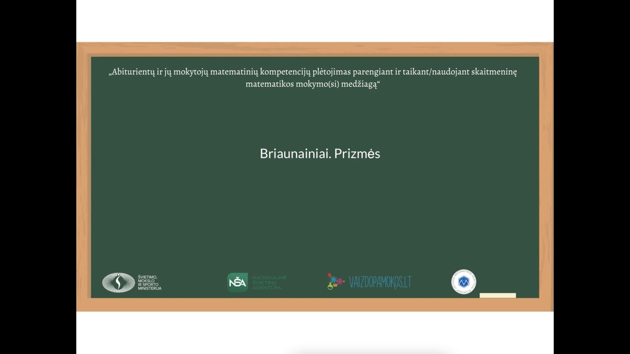 Briaunainiai. Prizmės