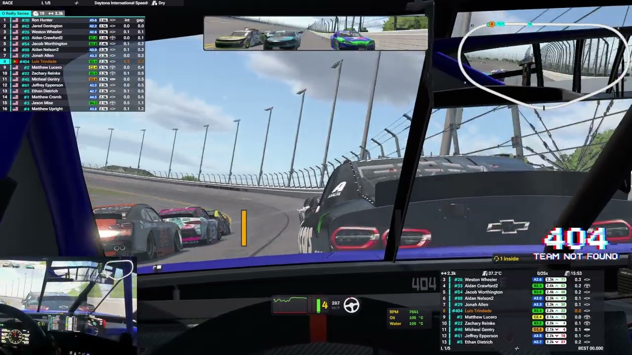 13th Week 5 To Go @Daytona International Speedway