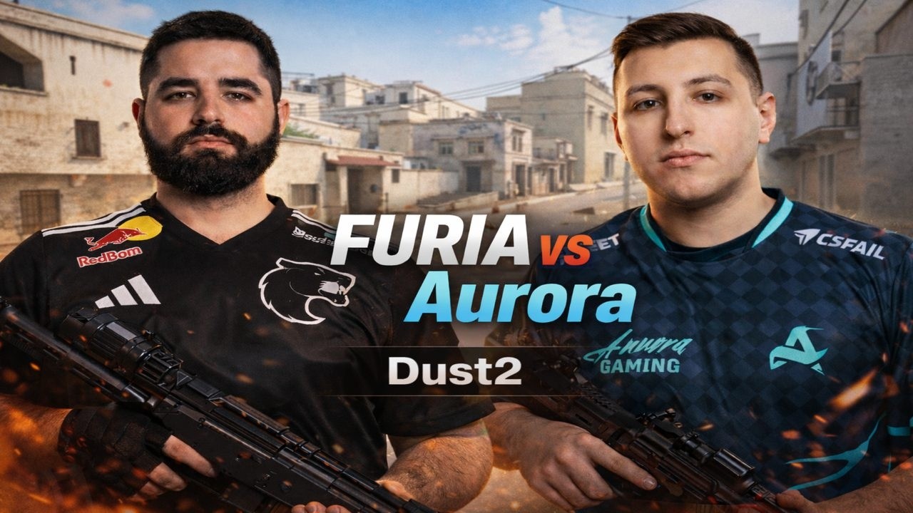 FURIA VS Aurora (Dust2). 10 Best moments