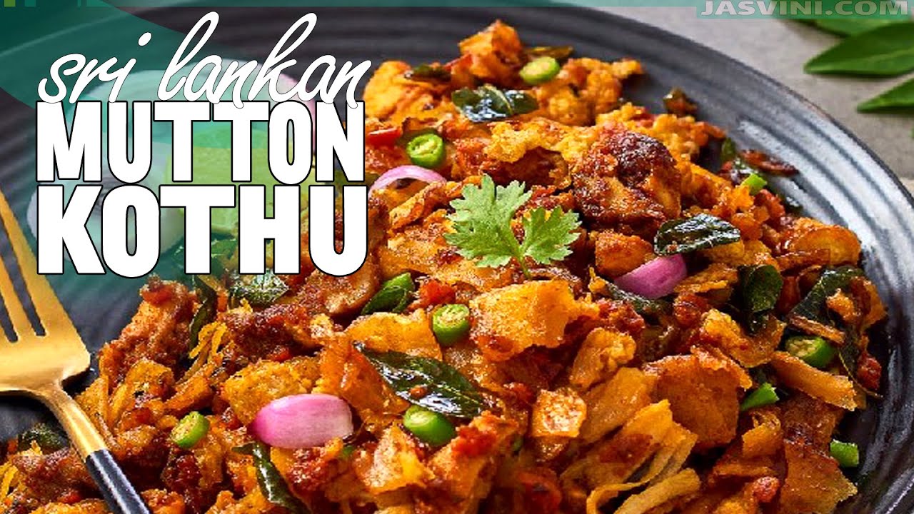 Mutton Kothu Rotti in Tamil Recipe ,ஆட்டிறைச்சி கொத்துரொட்டி, Sri Lankan Kothu Roti  Recipes