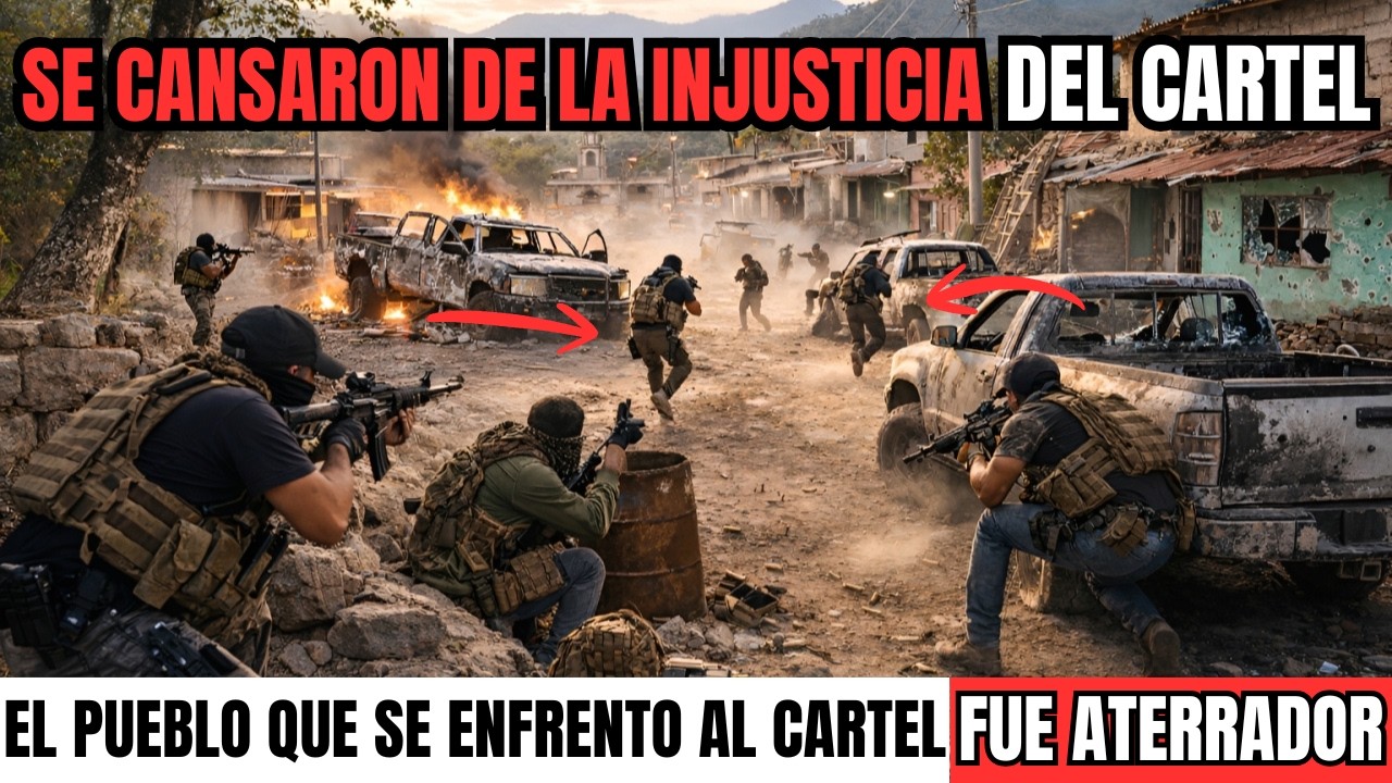 El PUEBLO dejó de tener MIEDO… y lo que quedó al amanecer fue IMPACTANTE..¿EL CARTEL PAGO EL PRECIO?