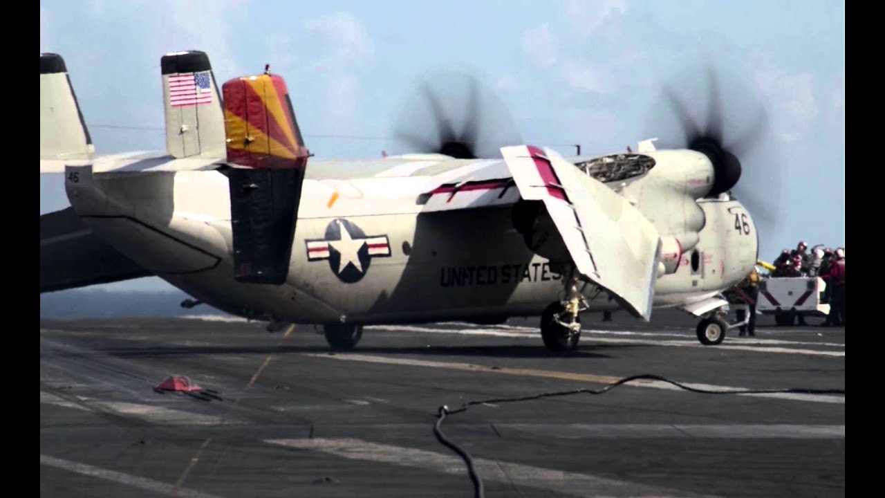 E-2 Hawkeye and C-2 Greyhound FCLPs at Wallops Island