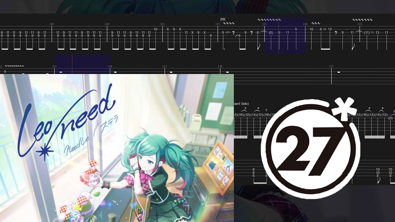 [ギター TAB譜] DECO*27- 「needLe feat. 初音ミク」