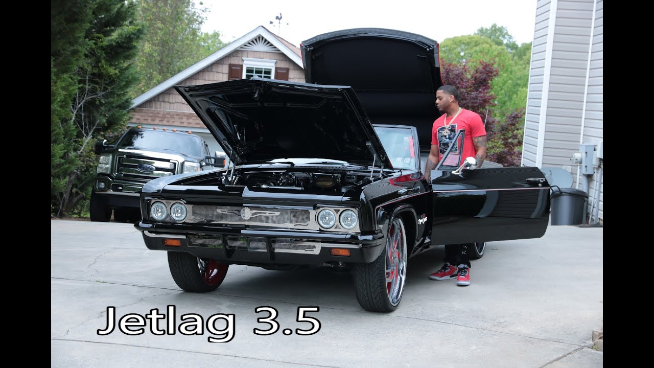 Inside Jetlag 3.5, Supercharged 66' Chevy Impala SS Convertible, Walk Around With Ezzy Money