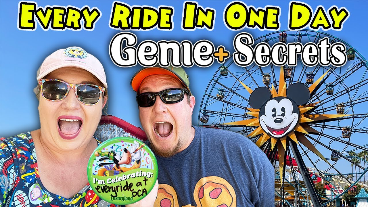 Disney California Adventure | Every Ride One Day | Genie Plus Tips & Tricks for Beginners & Experts