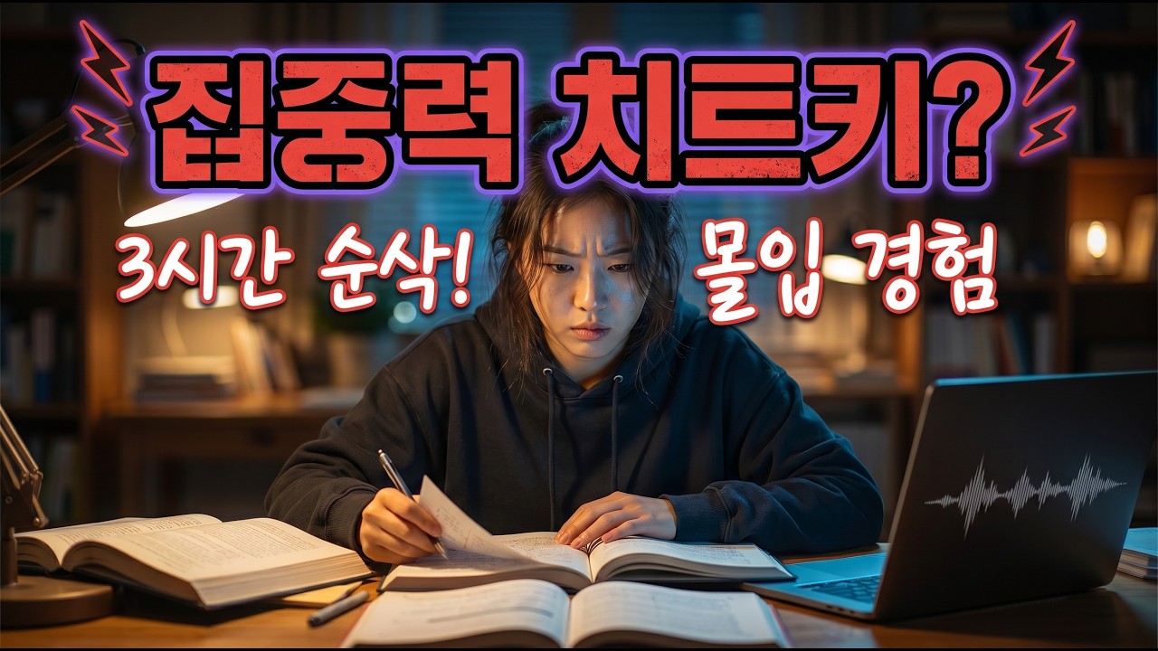 playlist 📖 오늘 공부 다 끝낼 때까지 멈추지 않는 집중력 치트키 | Study & Focus