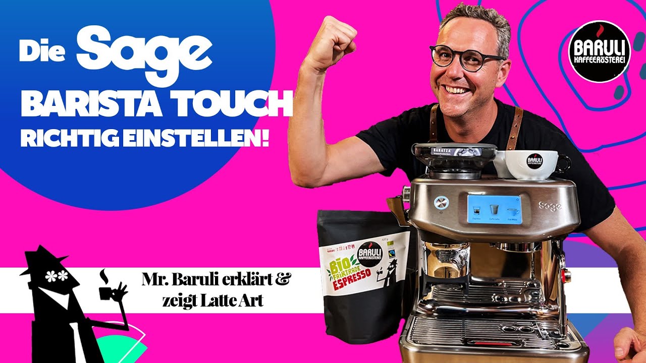 Mr. Baruli stellt SAGE Barista Touch Impress richtig ein