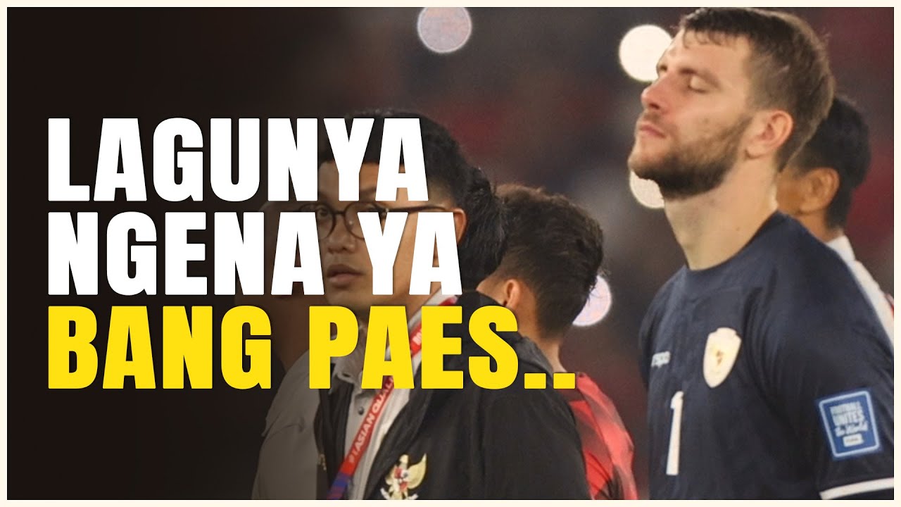 Reaksi Maarten Paes Saat Mendengarkan Lagu Tanah Airku Setelah Laga Timnas Indonesia Vs Australia