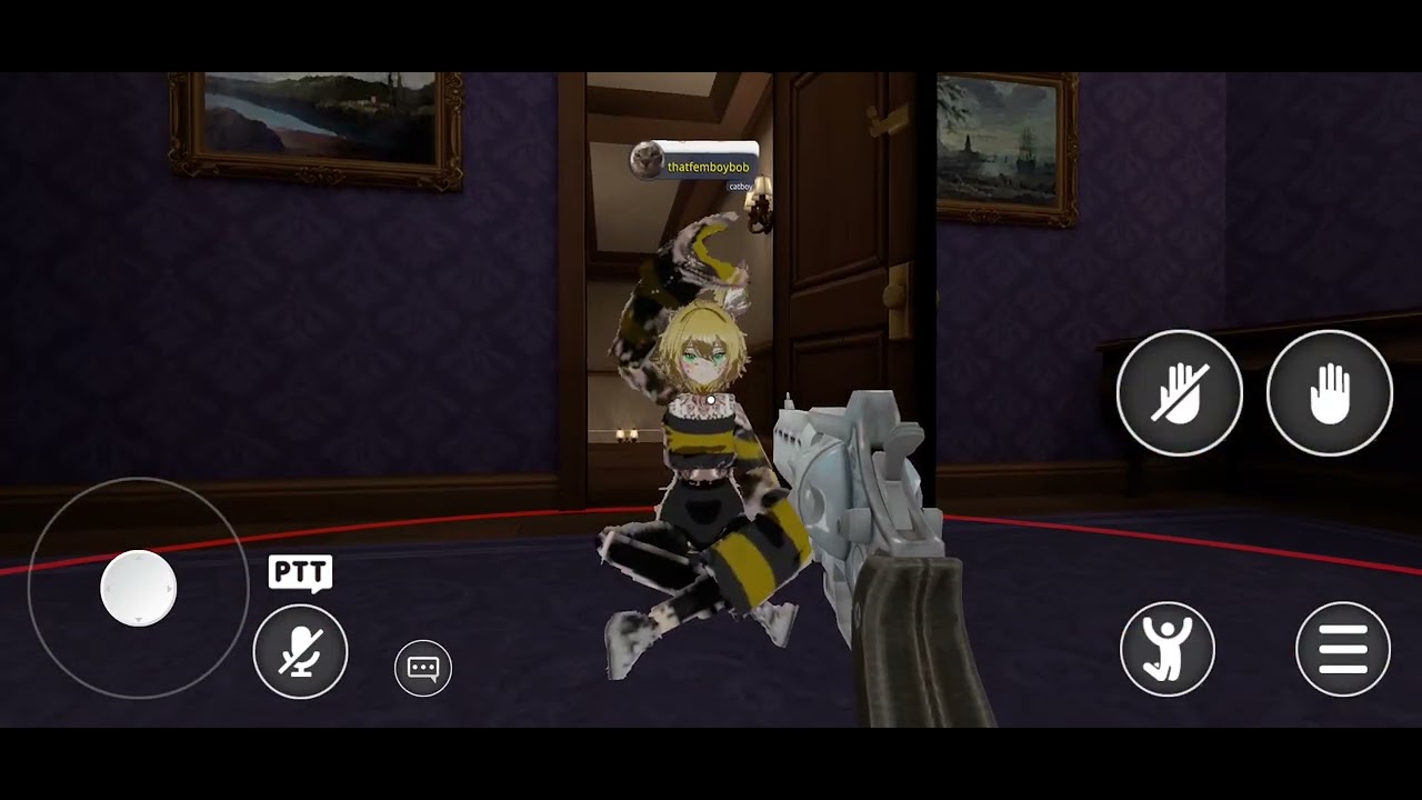 Playing as a cloud eevee in vr chat (part 6: playing with a friend and others)
