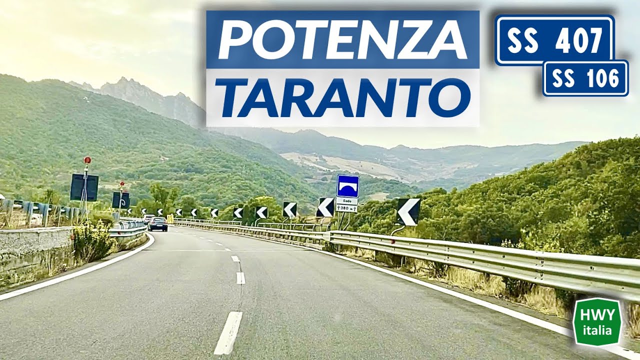 SS 407 Basentana - SS 106 Jonica | POTENZA - TARANTO | Percorso completo