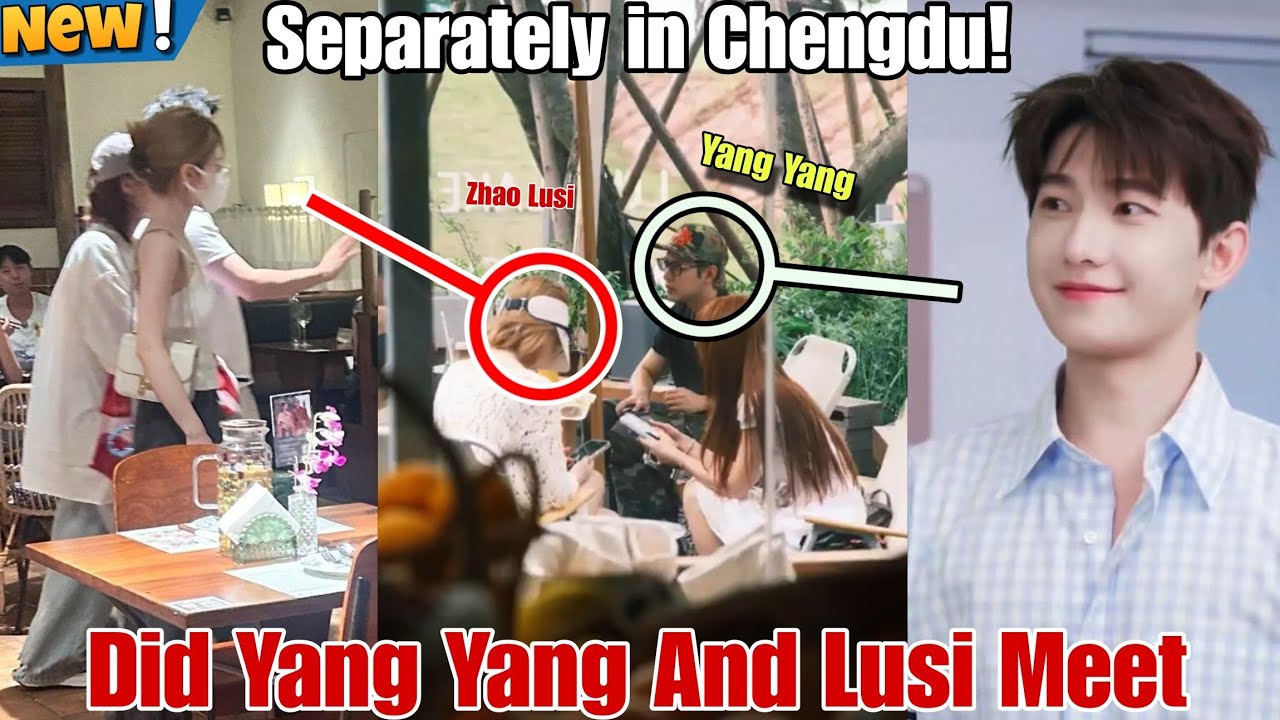 Zhao Lusi Caught Dining in Chengdu While Yang Yang Appears Nearby!